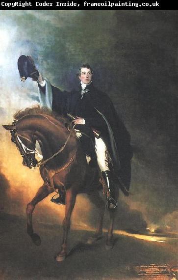 Sir Thomas Lawrence The Duke of Wellington mounted on Copenhagen as of Waterloo